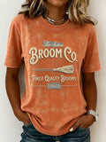 Women Text Letters Short Sleeve Tee T-shirt Crew Neck Casual Summer Top