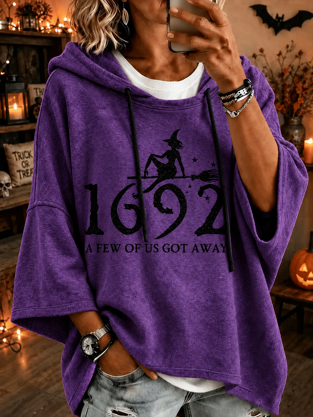 Women Text Letters Half Sleeve Casual Holiday Spring/Fall Hoodie