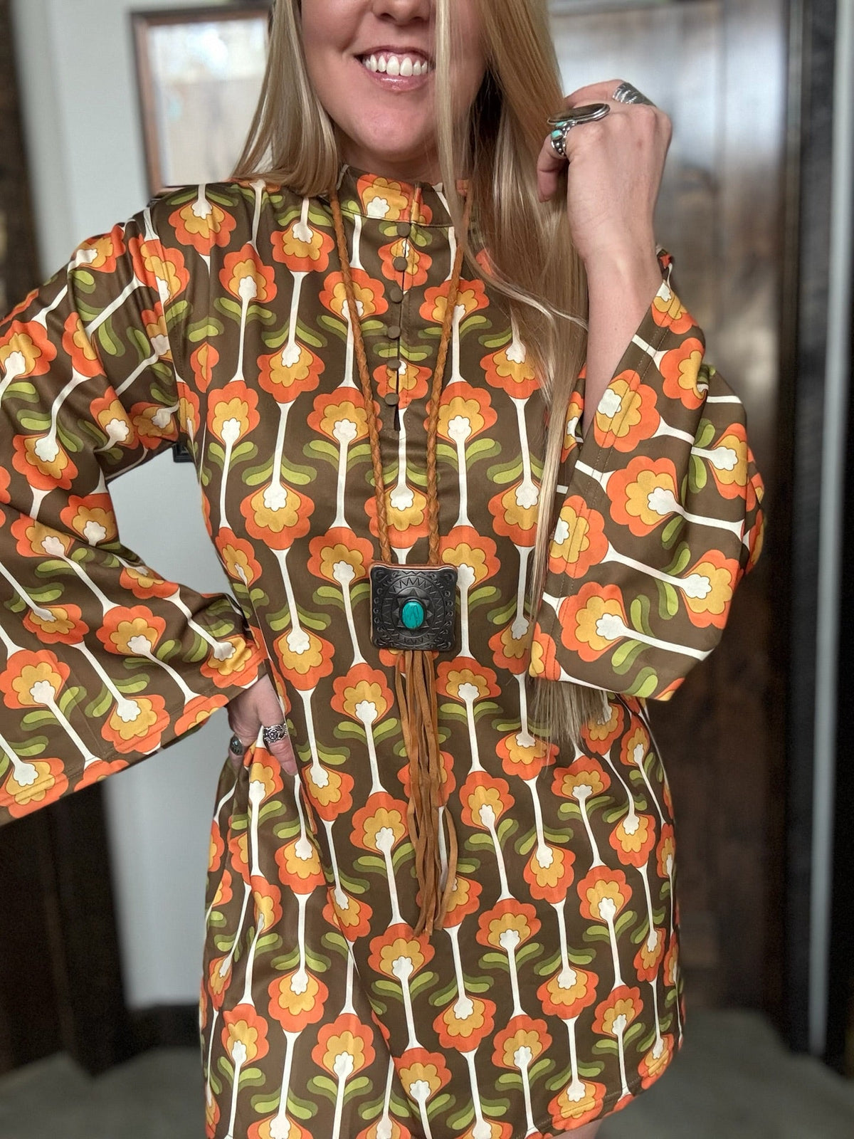 Cradle of Love Woman Retro Tulip Dress