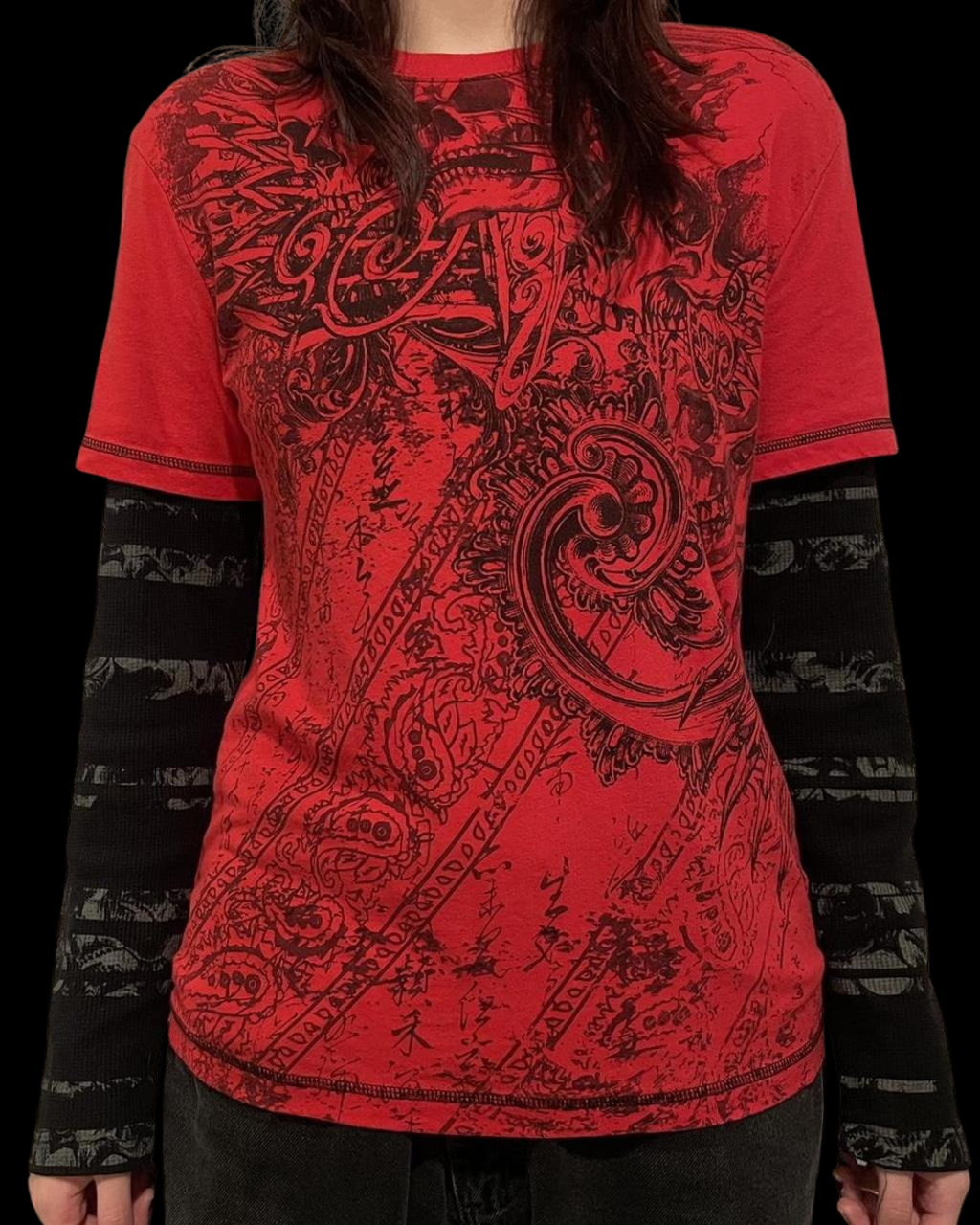 'DEAD RED' LONGSLEEVE