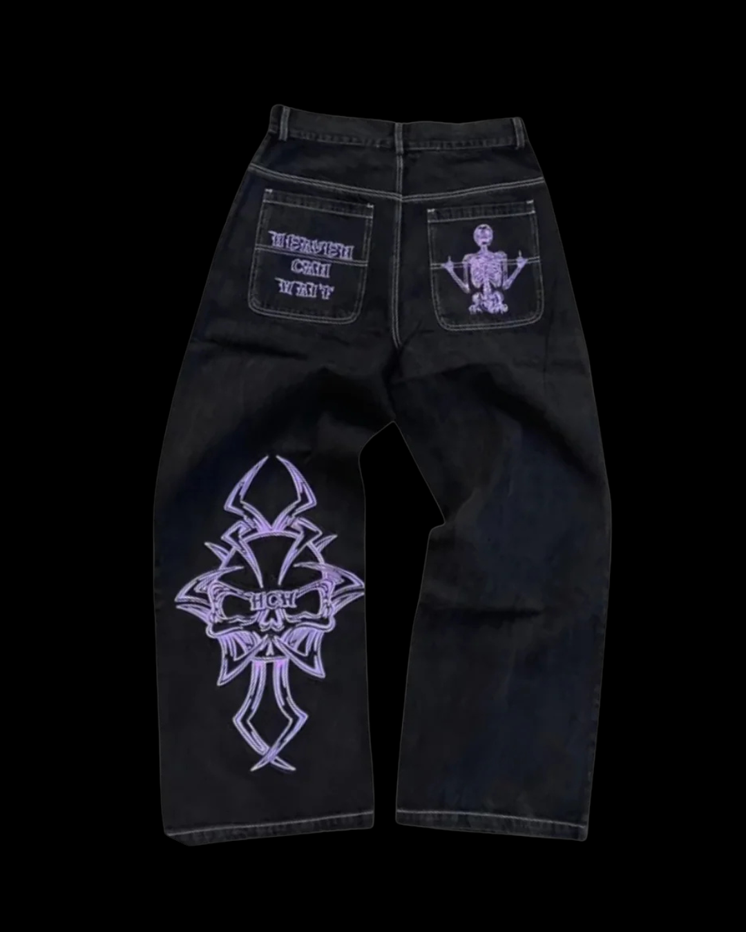 'SKELETAL' JEANS