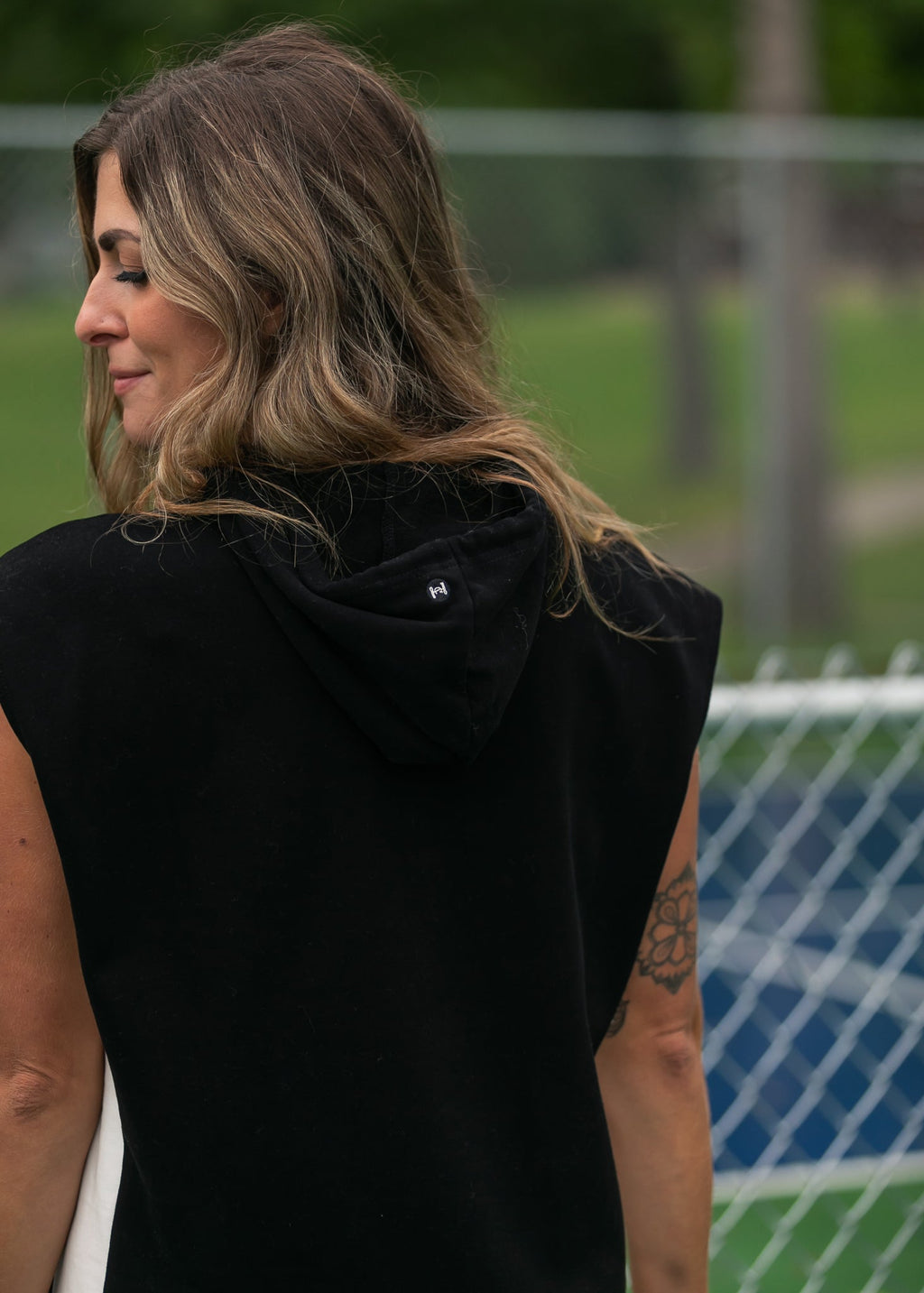 Asher Hooded Sweatshirt Dress