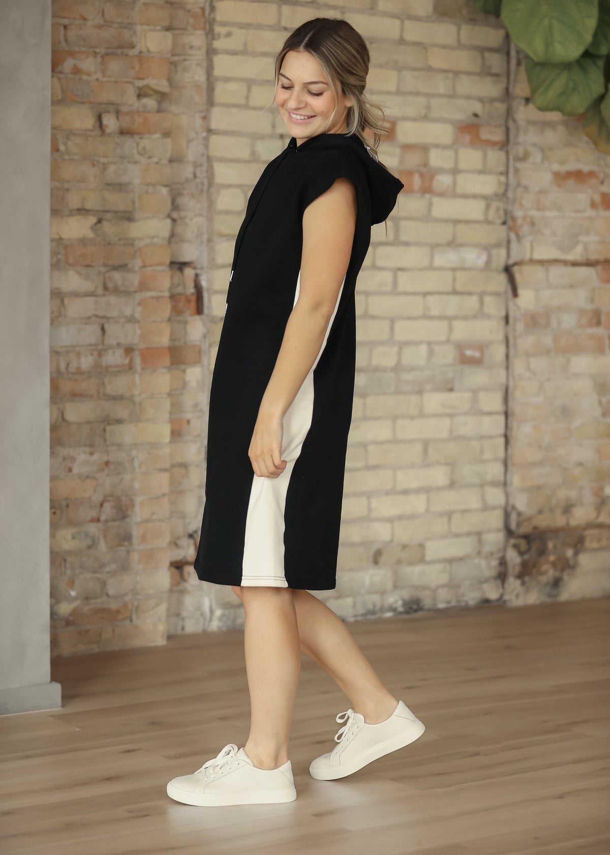 Asher Hooded Sweatshirt Dress