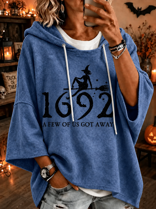 Women Text Letters Half Sleeve Casual Holiday Spring/Fall Hoodie