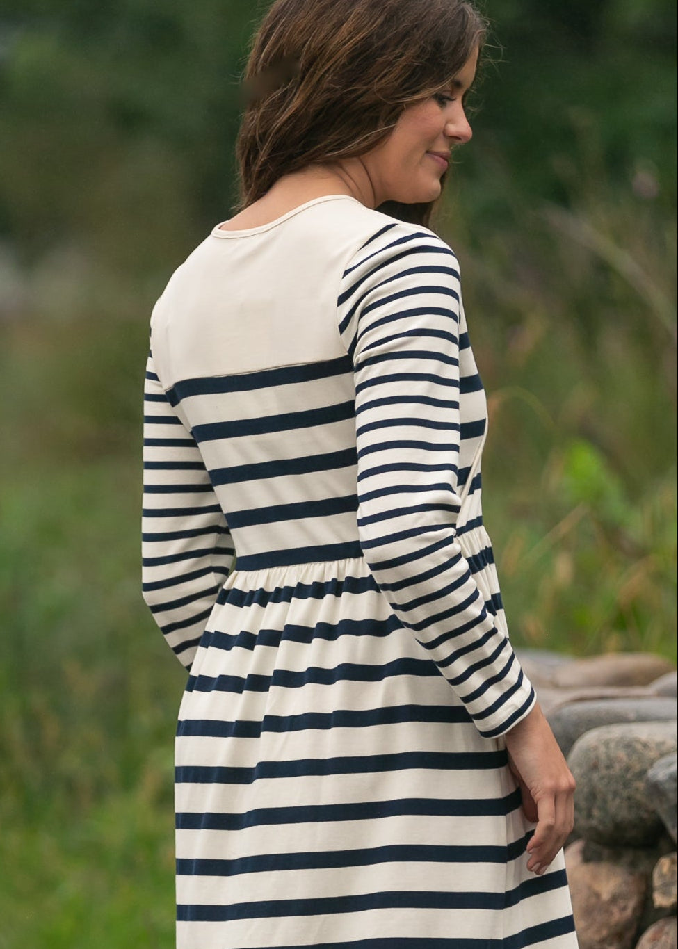 Celeste Striped Knit Maxi Dress