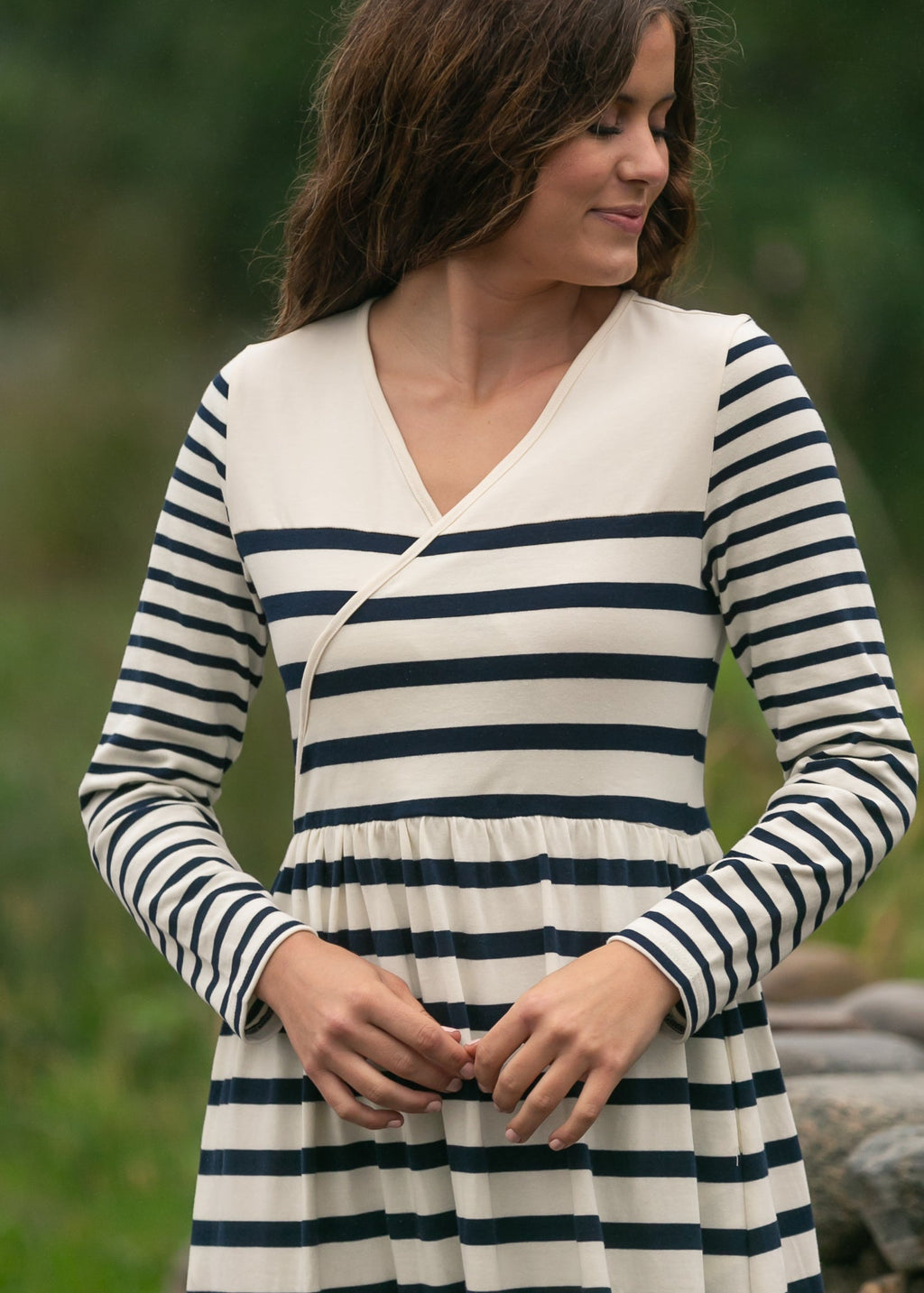 Celeste Striped Knit Maxi Dress