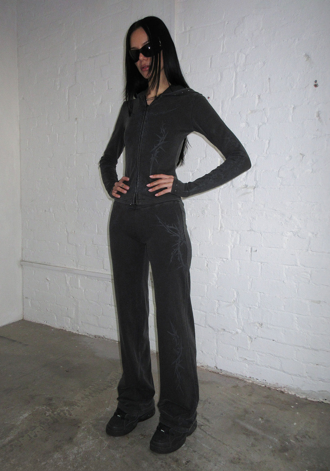 CURSE SCULPT STRETCH PANTS WASHED CHARCOAL