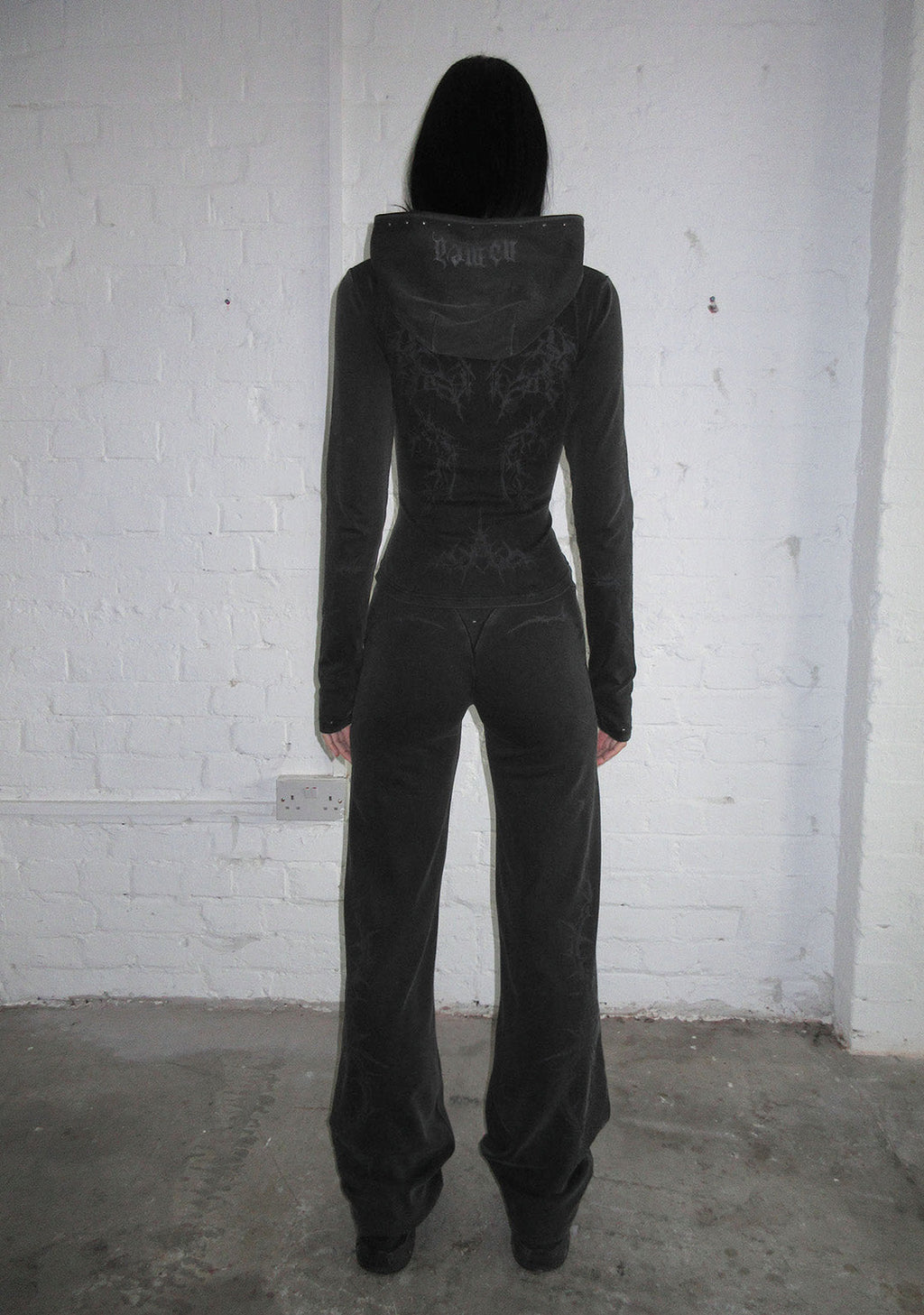 CURSE SCULPT STRETCH PANTS WASHED CHARCOAL