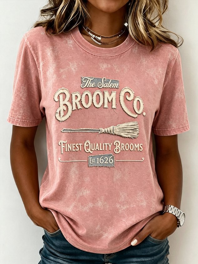 Women Text Letters Short Sleeve Tee T-shirt Crew Neck Casual Summer Top