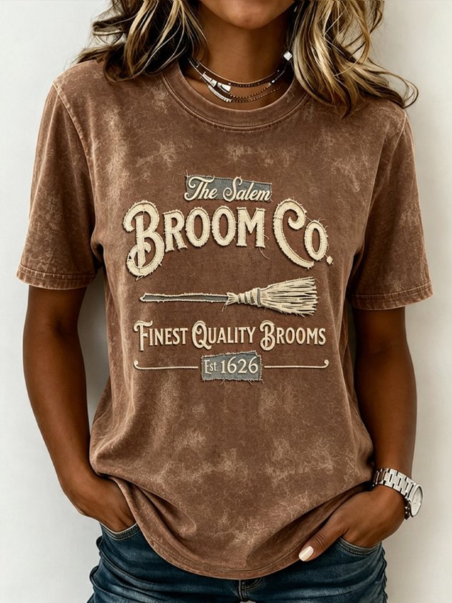 Women Text Letters Short Sleeve Tee T-shirt Crew Neck Casual Summer Top