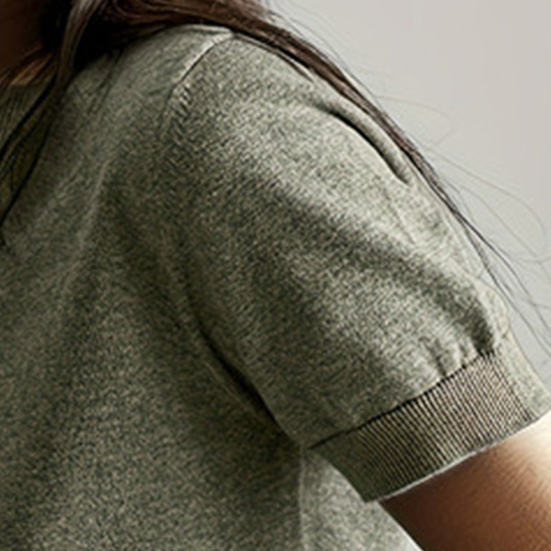 Women’s Soft Stretch Minimalist T-Shirt – Everyday Slim Fit Top