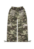 FAITHFUL STUDDED OVERSIZED SWEATPANTS CAMO
