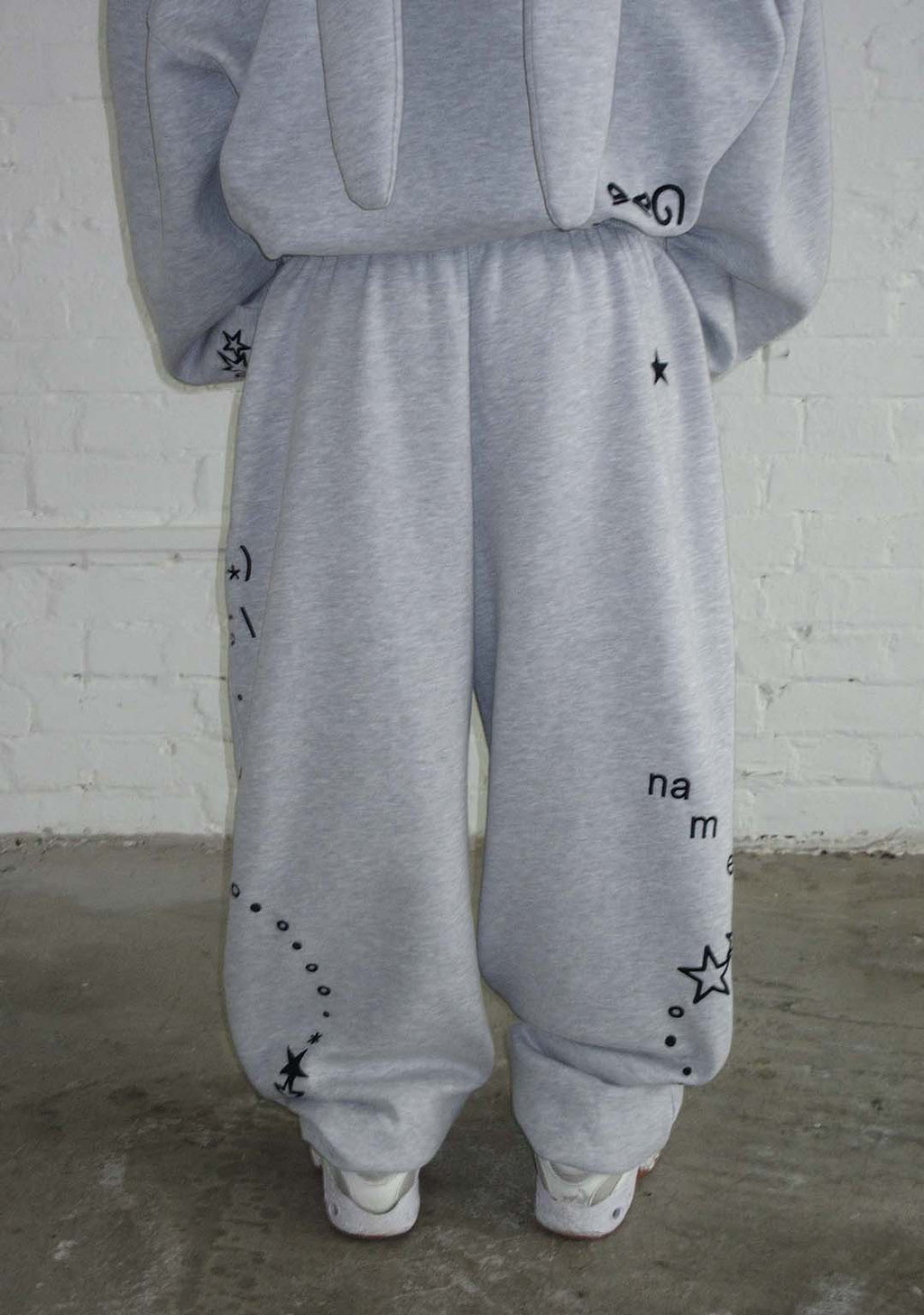 MALFUNCTION SWEATPANTS GREY MARL